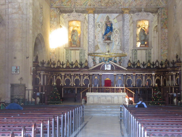 Het interieur van de kathedraal